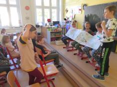 Plakát : "ZVÍŘATA ŽIJÍCÍ V NAŠICH LESÍCH" 